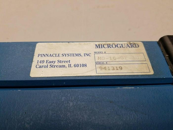 Used PINNACLE MICROGUARD RECEIVER & EMITTER MG-16-OF-AU