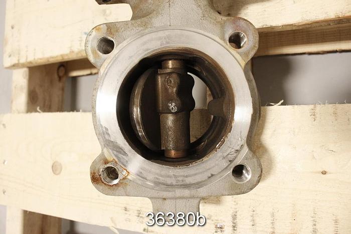 Used Neles Jamesbury 815L-11-3600-MT 3" Hand Operated Butterfly Valve #36380