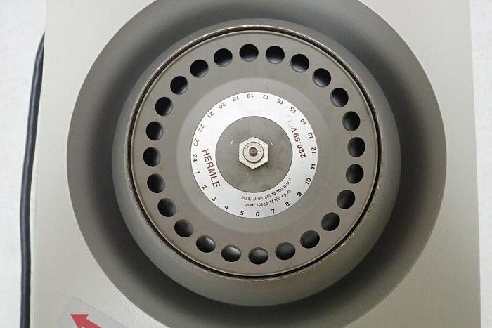 Used Labnet Hermle Z 230 MA MicroCentrifuge Centrifuge with 24-Position Rotor