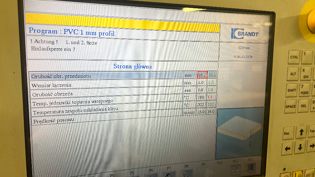 Used Brandt KDF 650 - Edgebanding - 2010