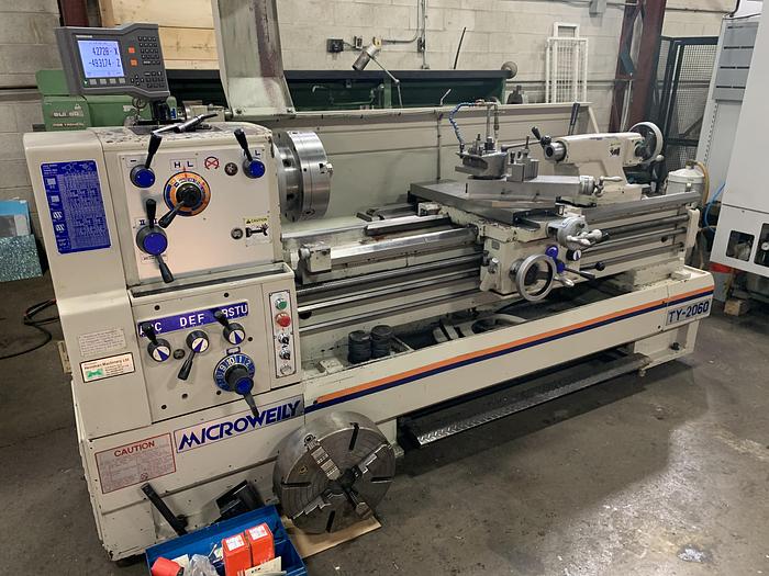 Used 20" X 60", MICROWEILY, 2016, TOOLROOM LATHE