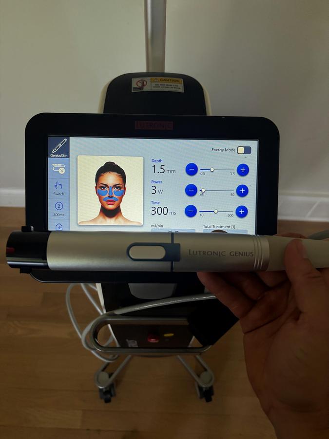 Used 2019 Lutronic Genius RF Microneedling W/ GeniusM HP ~ Very low shots ~ Warranty ~