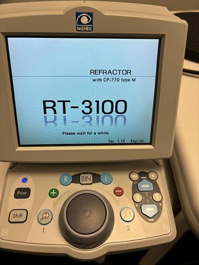 Used 2017 Nidek Tabletop Refraction system TS-310 with CP-770 type M