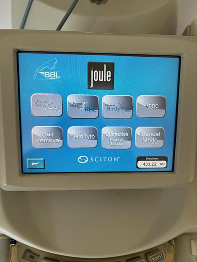Used Sciton Joule 7 w/ Halo, BBL Hero, 1064 ClearV,ClearSilk,2940 MLP,Profactional XC