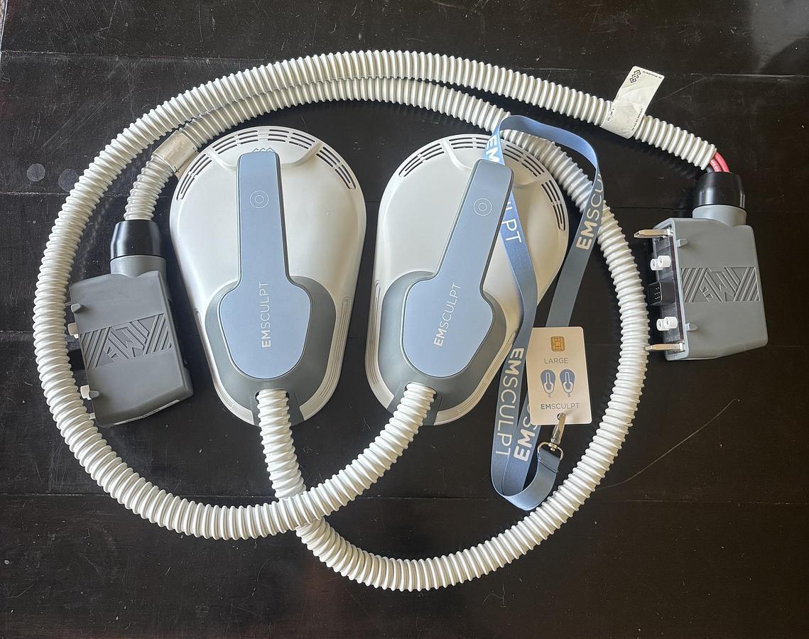 Used BTL Emsculpt Large set of Paddles + Chip card (1650 Minutes remaining)