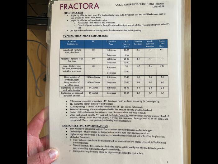 Used 2017 InMode Optimas w/  Diolaze XL, SR515, SR580, Forma, Fractora ~ Single Owner ~