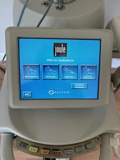 Used Sciton Joule 7 w/ Halo, BBL Hero, 1064 ClearV,ClearSilk,2940 MLP,Profactional XC