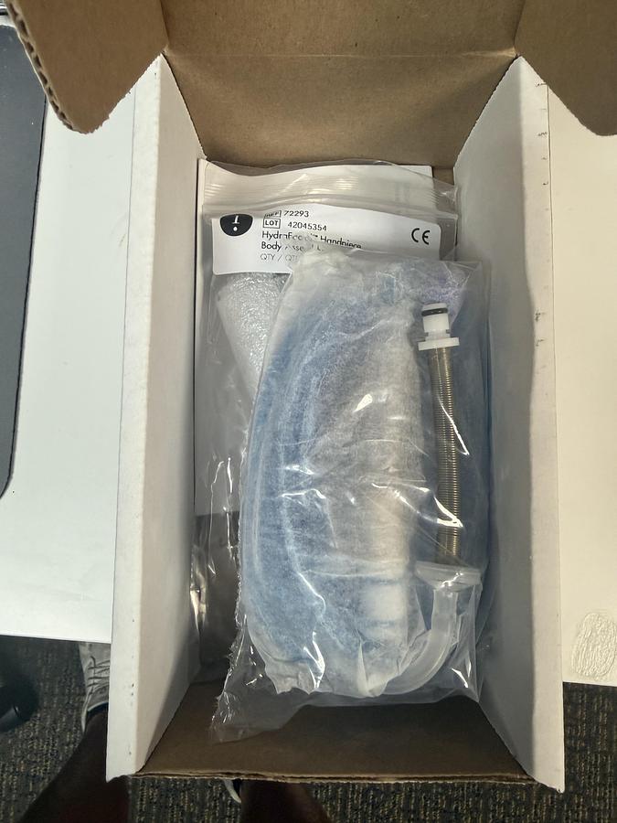 Used Edge Systems Black Hydrafacial Handpiece with Tubing