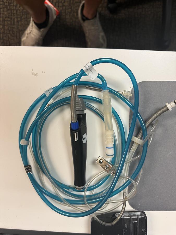 Used Edge Systems Black Hydrafacial Handpiece with Tubing