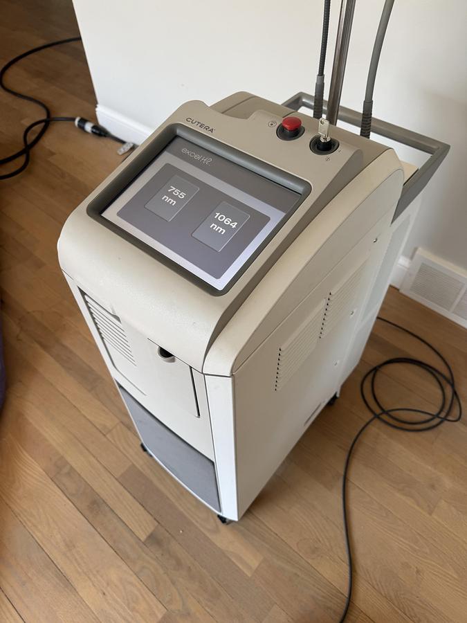 Used Cutera Excel HR 1064/755 NM laser Hair removal, Pigmented & Vascular Lesions , Laser Genesis