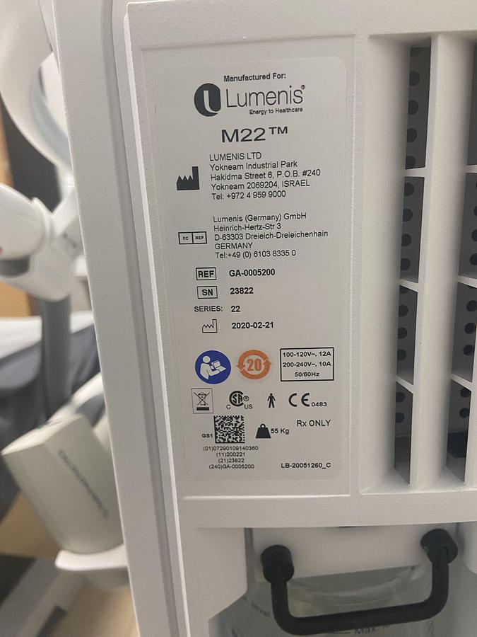 Used 2020 Lumenis M22 w/ ResurFX ~ Warranty ~ Low use ~