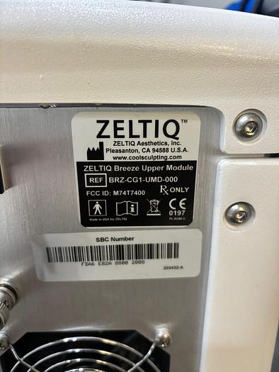 Used Zeltiq Aesthetics Coolsculpt ~ Single owner system ~ Fully operational ~