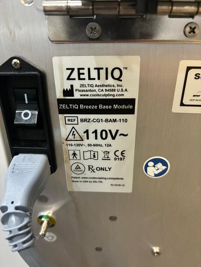 Used Zeltiq Aesthetics Coolsculpt ~ Single owner system ~ Fully operational ~