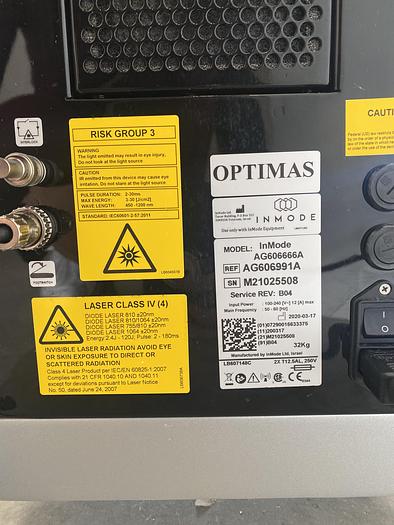 Used 2020 InMode Optimas w/ Morpheus 8 ~ Warranty ~ Excellent Condition ~ Very low use ~
