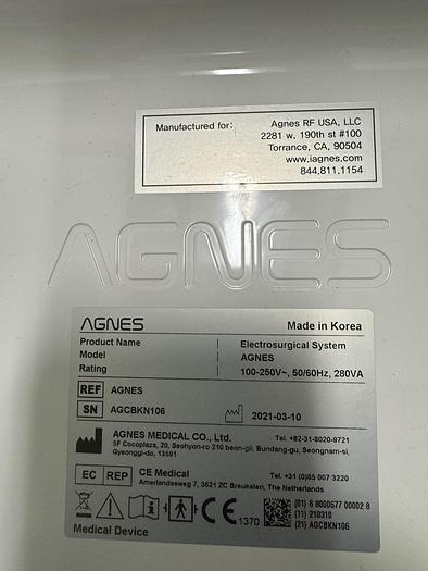 Used 2021 Agnes Medical  Agnes