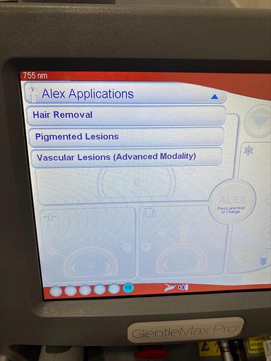 Used 2018 Candela GentleMax Pro