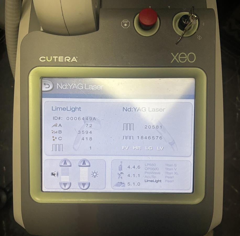 Used 2021 Cutera XEO w/ Full ND YAG and Limelight, Laser Genesis