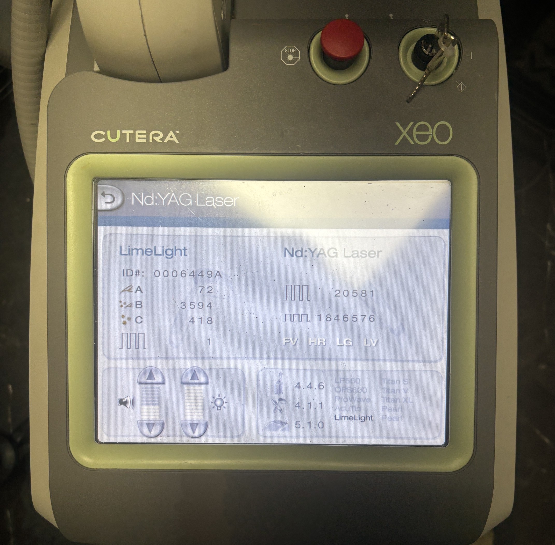 Used 2021 Cutera XEO w/ Full ND YAG and Limelight, Laser Genesis