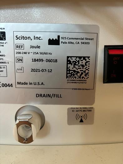 Used Sciton Joule X w/ Halo, BBL Hero, 1064 ClearV,ClearSilk,2940 MLP,Profactional XC ~ With Mini Chiller ~