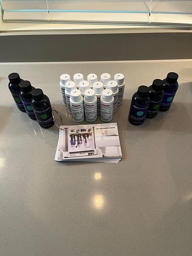 Used Envy Medical / Allergan SilkPeel MDSP3, Dermalinfusion System DiamondGlow, 8.6 Hours,  Hard carrying case