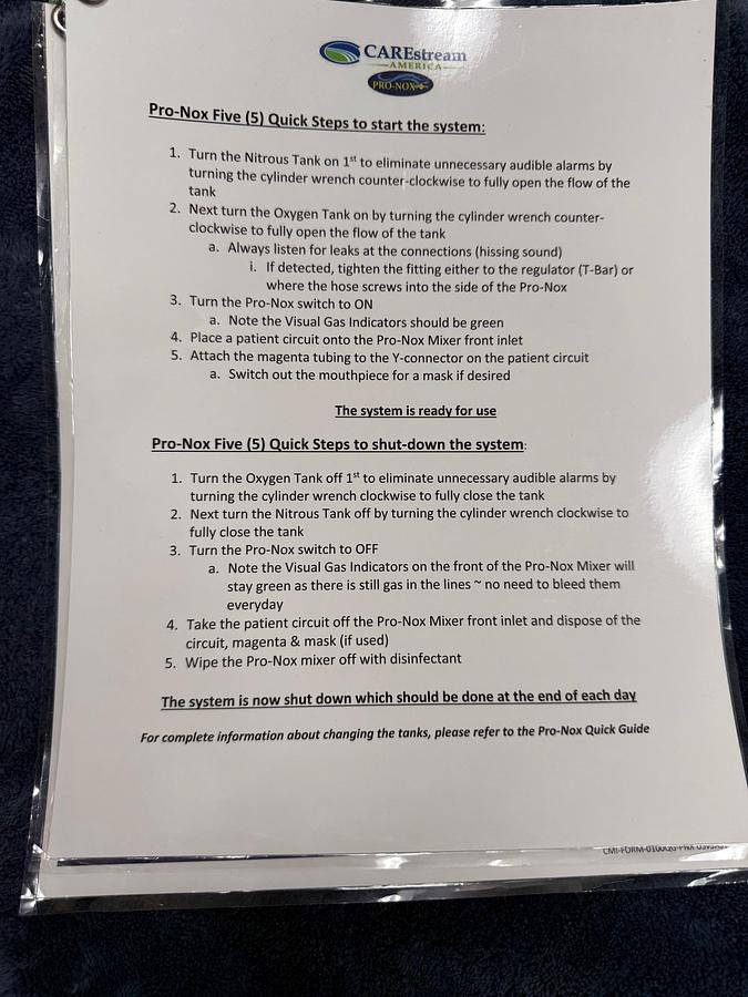 Used CareStream Medical PRO-NOX ~ 2021 ~ Warranty ~ Excellent condition ~