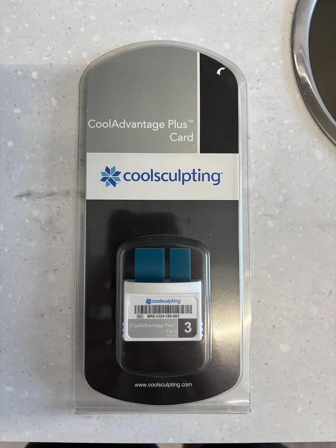 Zeltiq Coolsculpting CoolAdvantage Plus Card 3 Cycles ~ New ~