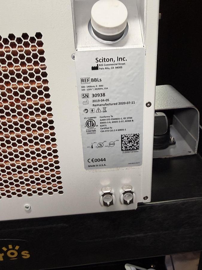 Used 2019 Sciton BBLs Skin Tyte II, Vascular Lesions, Forever Clear, Forever Young