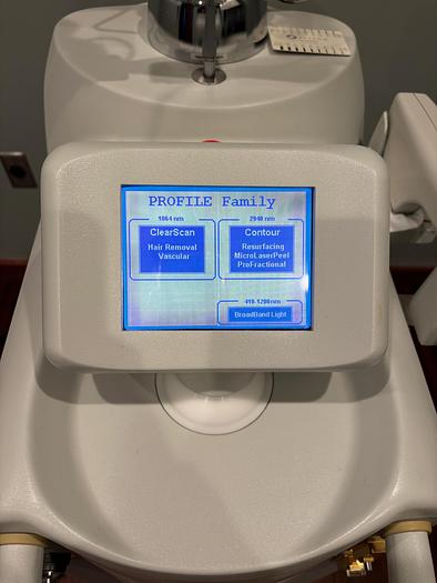 Used Sciton Profile w/ 1064 nm, Erbium Contour 2940 nm and BBL w/ ST ~ w/ Chiller & Smoke Evac ~