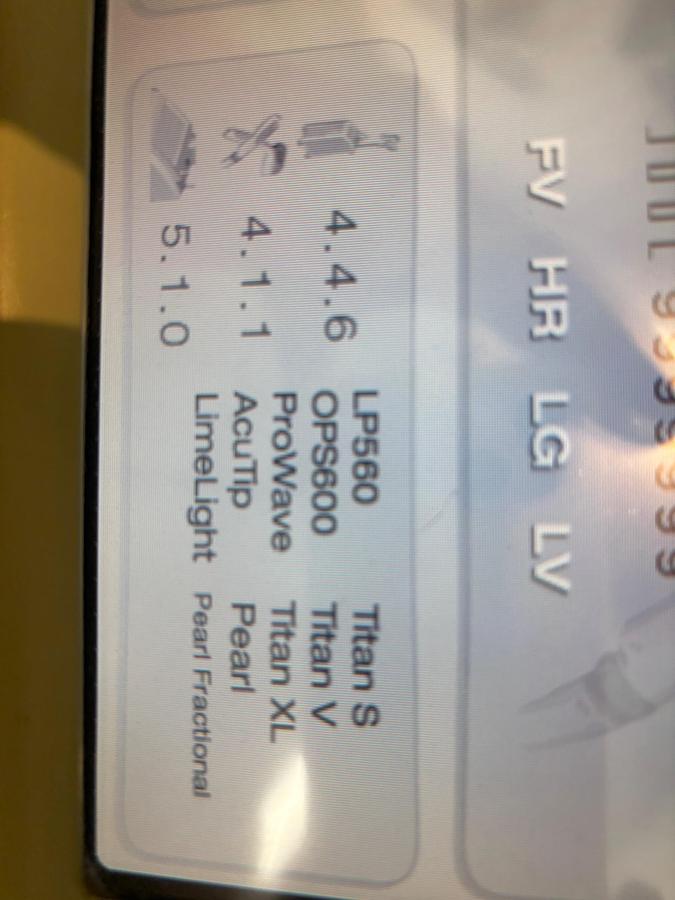 Used Cutera XEO w/ Full ND YAG, Limelight, Titan, Pearl, Pearl Fractional ~ Warranty ~