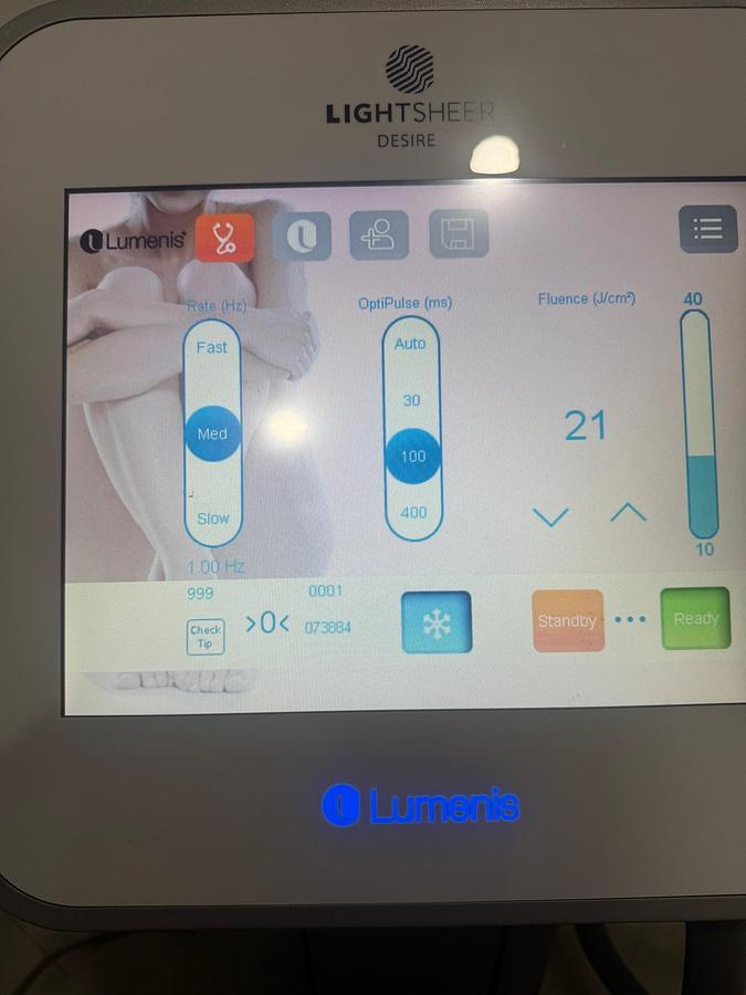 Used 2018 Lumenis Desire with HS and XC Handpieces~ Low shots