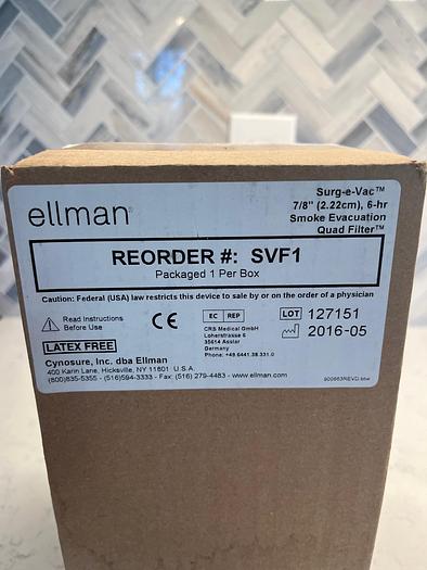 New Ellman Smoke e Vac Filter