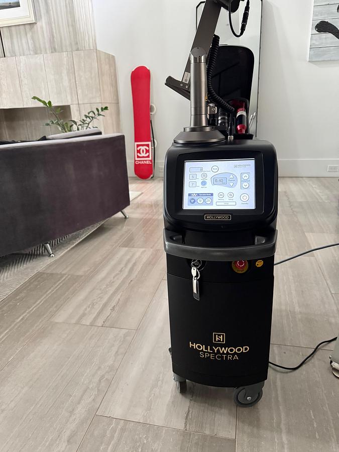 Used 2022 Lutronic Hollywood Spectra 532/585/650/1064 ND Tattoo Removal, Hollywood Facial