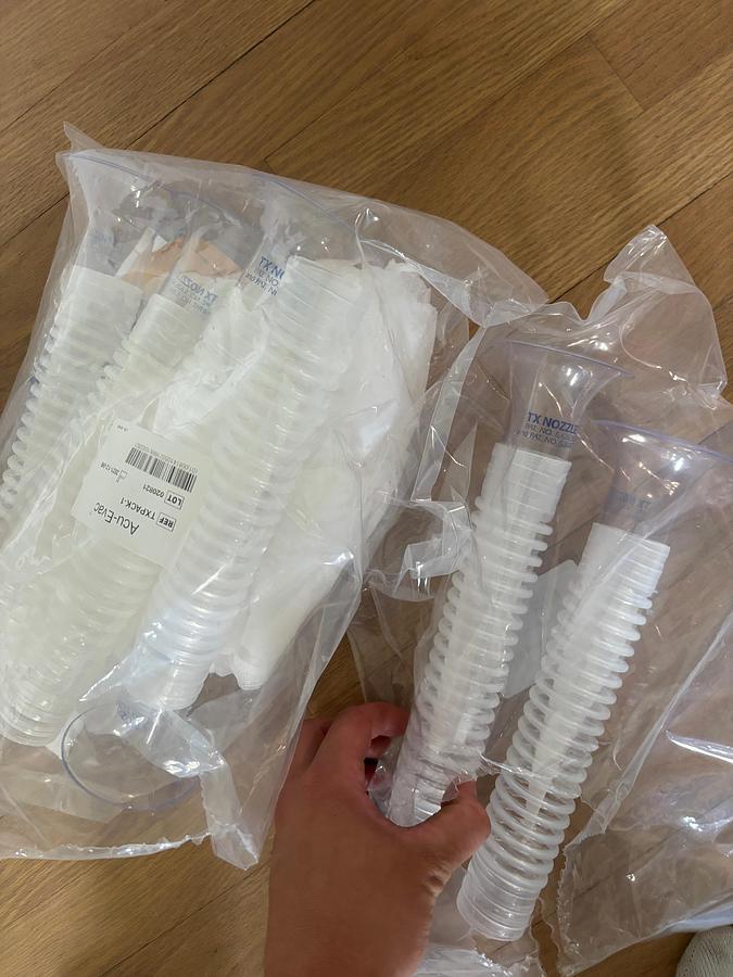 Used Acuderm Acu-Evac IE Surgical Smoke e-vac W/ Cart