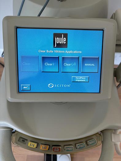 Used Sciton Joule 7 w/ Halo, BBL Hero, 1064 ClearV,ClearSilk,2940 MLP,Profactional XC