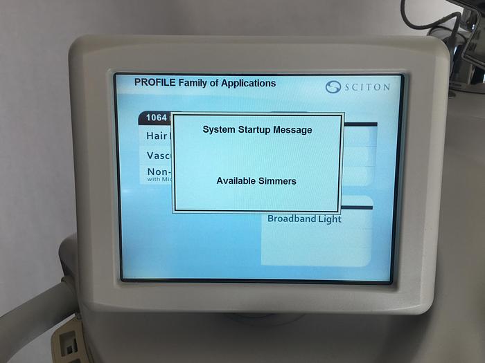 Used 2010 Sciton Joule w/ Erbium 2940 Profractional XC, MLP & BBL w/ ST