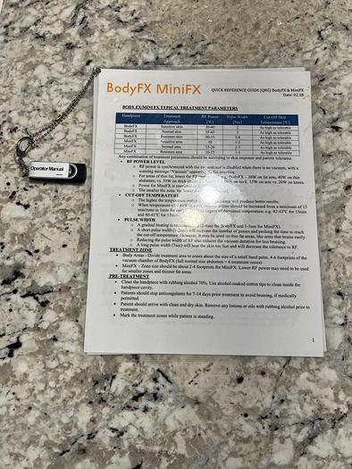 Used 2018 InMode RF Contoura w/ Body FX Body Contouring, and Forma Plus