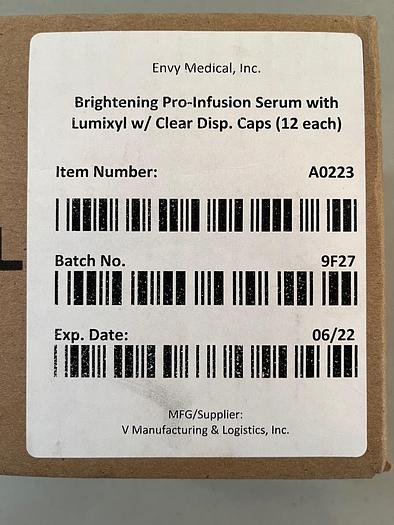 New Dermal Infusion Pro Infusion Serum (Box of 12)