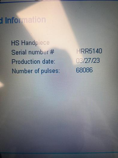 Used 2018 Lumenis Lightsheer Desire