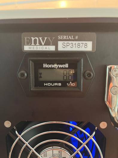 Used Envy Medical / Allergan SilkPeel MDSP3, Dermalinfusion System DiamondGlow, 8.6 Hours,  Hard carrying case