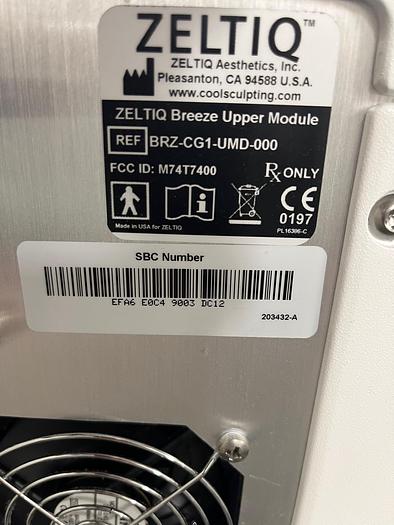 Used Zeltiq Aesthetics Coolsculpt ~ Single owner system ~ Fully operational ~