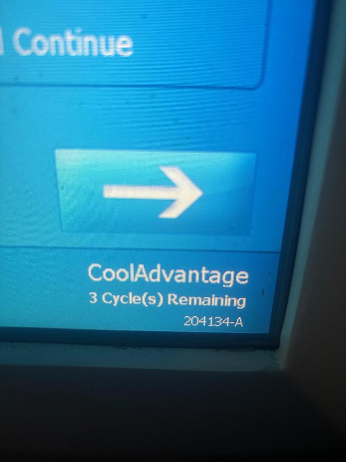 Used Zeltiq Aesthetics Cooladvantage Coolcard ~ 3 Cycles Remaining ~