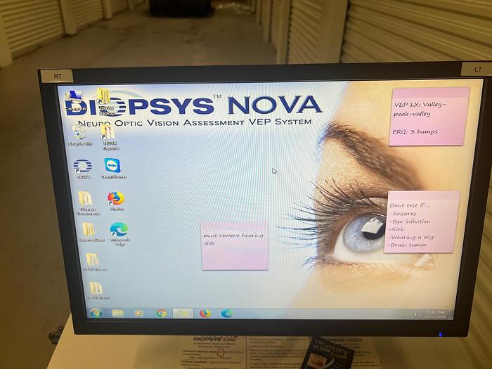 Used Diopsys Nova VEP ~ ERG ~ ffERG ~ Excellent Condition ~ Warranty ~