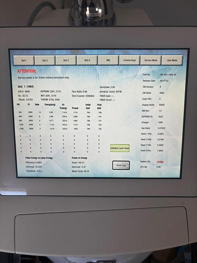Used Sciton Joule X w/ Halo, BBL Hero, 1064 ClearV,ClearSilk,2940 MLP,Profactional XC ~ With Mini Chiller ~