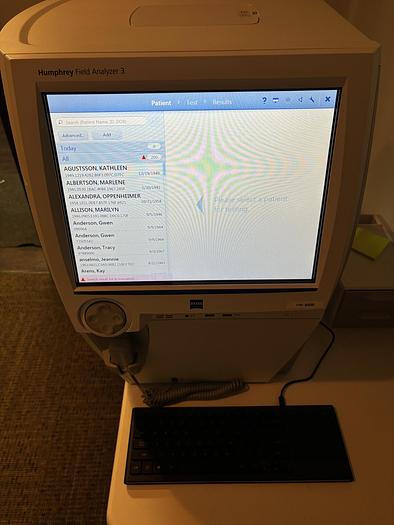 Used Carl Zeiss 860 Humphrey Field Anatyzer 3 ~ Excellent Condition ~ Warranty ~