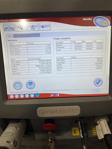 Used 2018 Candela GentleMax Pro