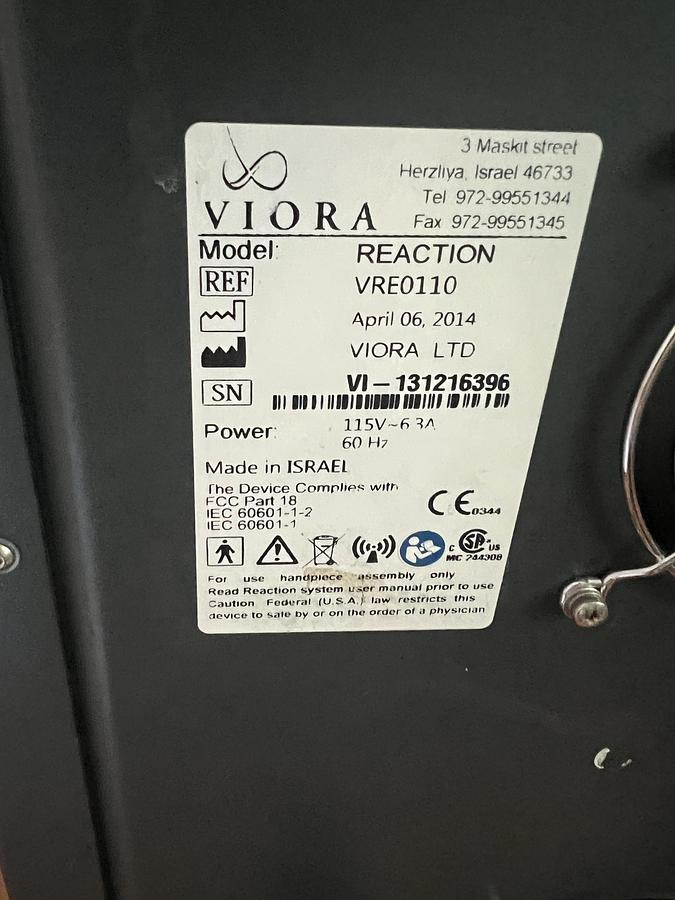 Used 2014 Viora Reaction ~ 5 Handpieces ~ Warranty ~ Excellent Condition ~