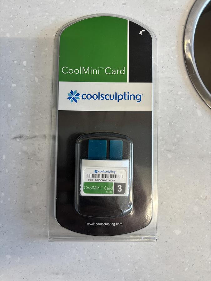 Zeltiq Coolsculpting CoolMini Card 3 Cycles ~ New ~