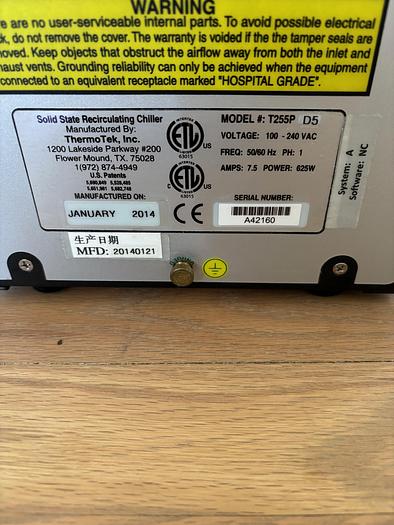 Used 2104 Sciton Mini-Chiller with hose, power cord, and bridge