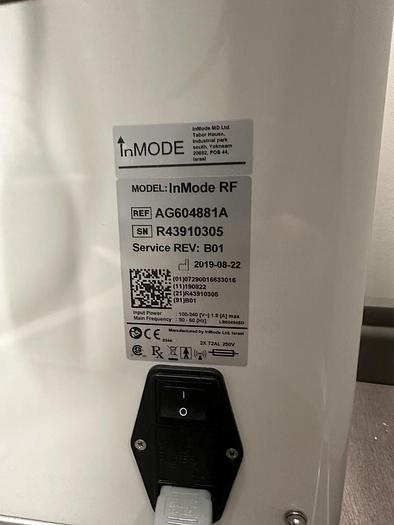Used 2019 Inmode EmBrace with Morpheous 8