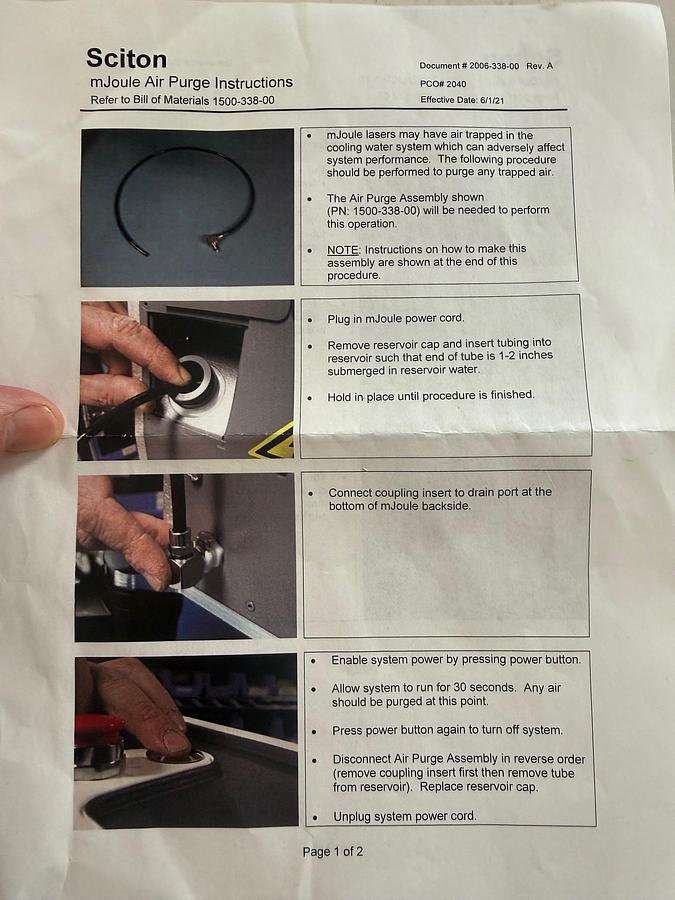 Used 2022 Sciton mJOULE w Moxie